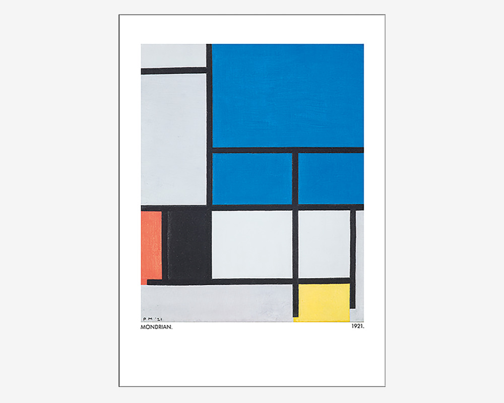 Plakat Composition - Piet Mondrian 