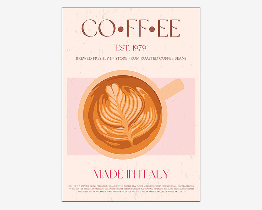 Plakat Kaffe 