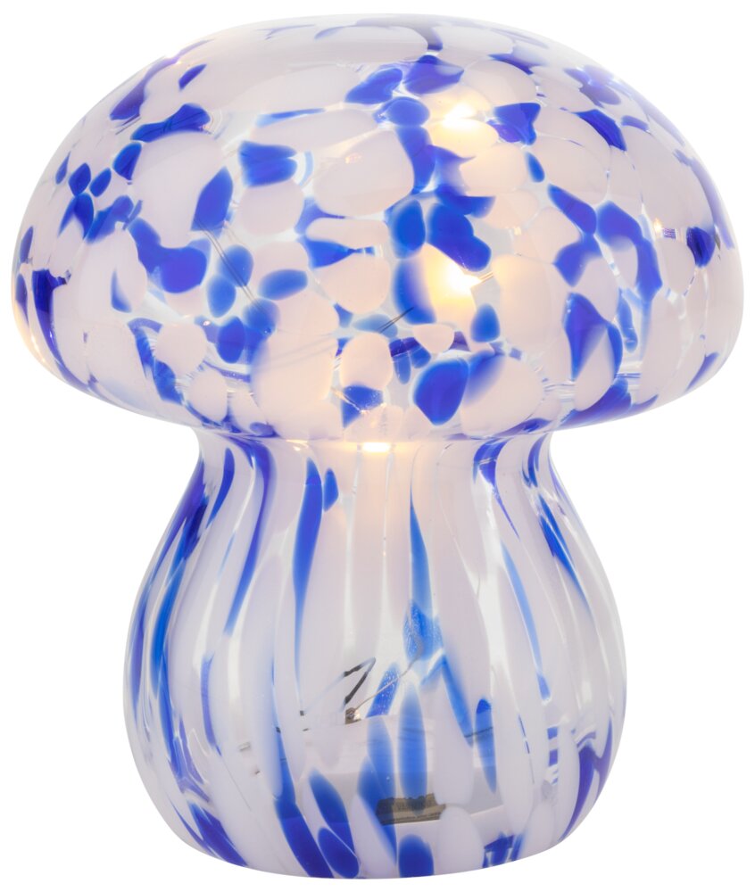 Bordlampe i glas Mushroom konfetti - assorterede farver