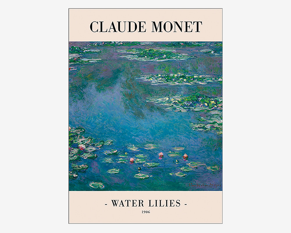 Plakat Water Lilies - Claude Monet 