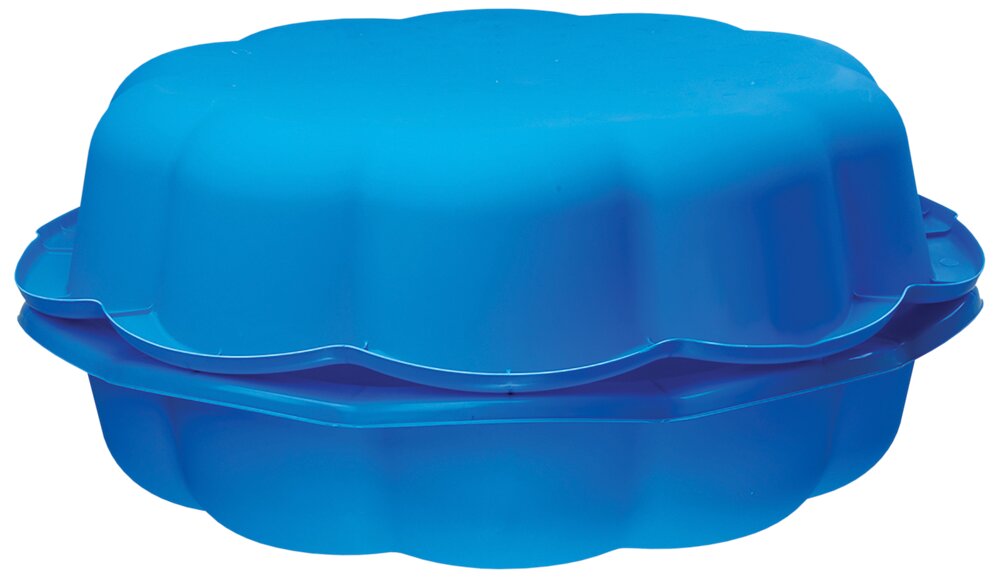 Sandkasse og badebassin plast - blå