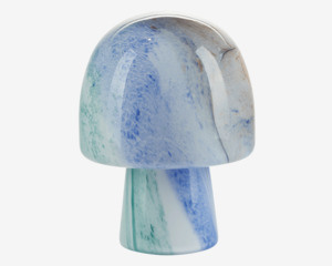 Bordlampe Funghi Mix Blå/Grøn H.27 cm 