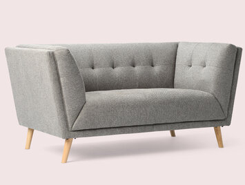 Sofa med møbelstof