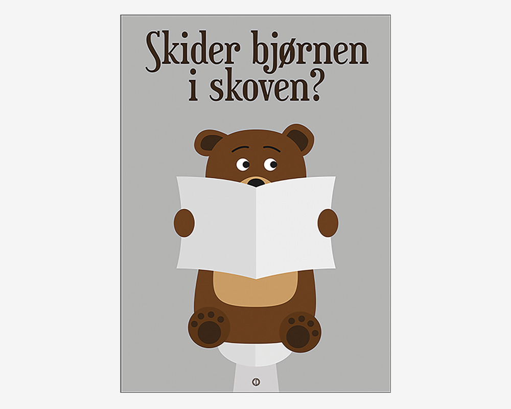 Plakat Skider Bjørnen I Skoven? 