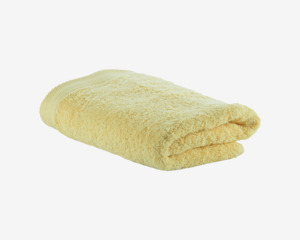 Håndklæde Organic Gul 50x100 cm 