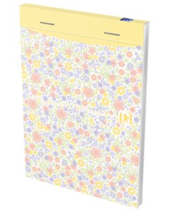 Oxford Notesbog Floral A6 linjer - ass. farver