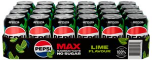 Pepsi Max Lime - 24 x 33 cl