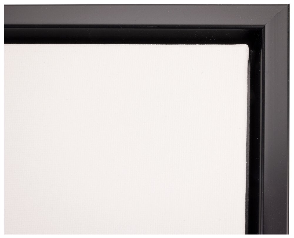 Svävarram målarduk 30x30 cm svart