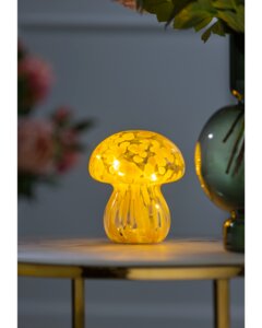 Bordlampe i glas Mushroom konfetti - assorterede farver