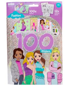 Aktivitetshæfte 100 stickers - fashion