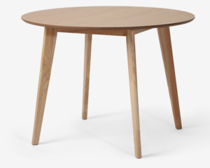 Spisebord Roxby Ø. 105 cm i eg
