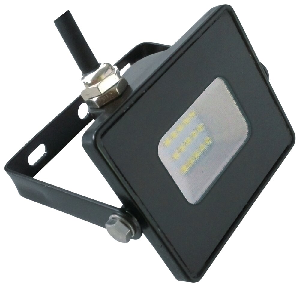 Sartano Projektør med LED 10 W aluminium - sort