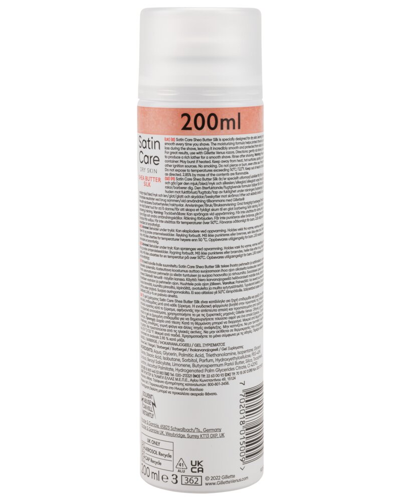 Gillette Barbergel 200 ml - Dry skin