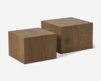 Sofabord Cube Vild Eg 2 Stk.