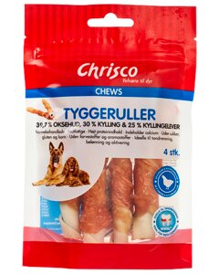 Chrisco Tyggeruller med kylling 4-pak